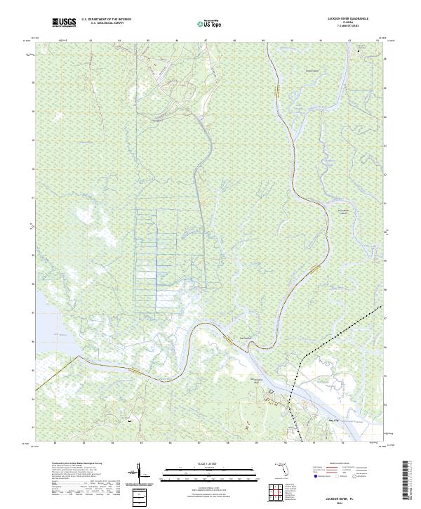 USGS Topographic Map – Jackson River