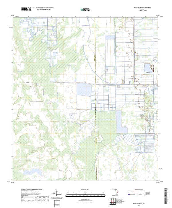 USGS Topographic Map – Jernigans Pond