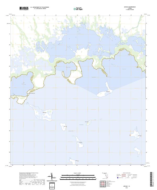USGS Topographic Map – Joe Bay