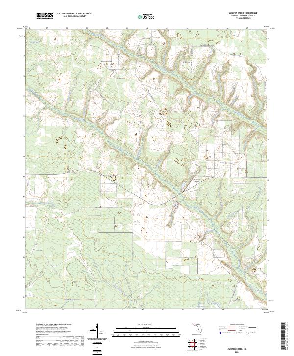 USGS Topographic Map – Juniper Creek