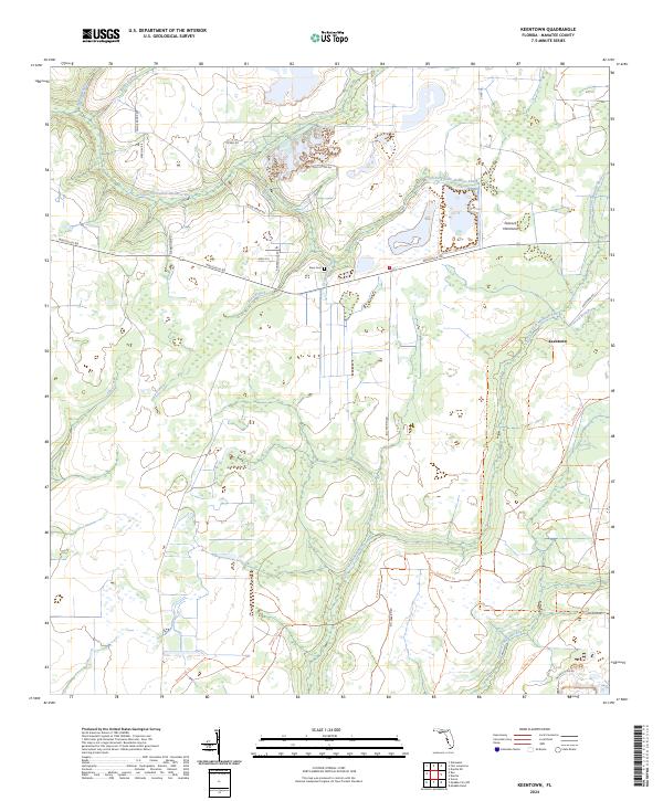 USGS Topographic Map – Keentown