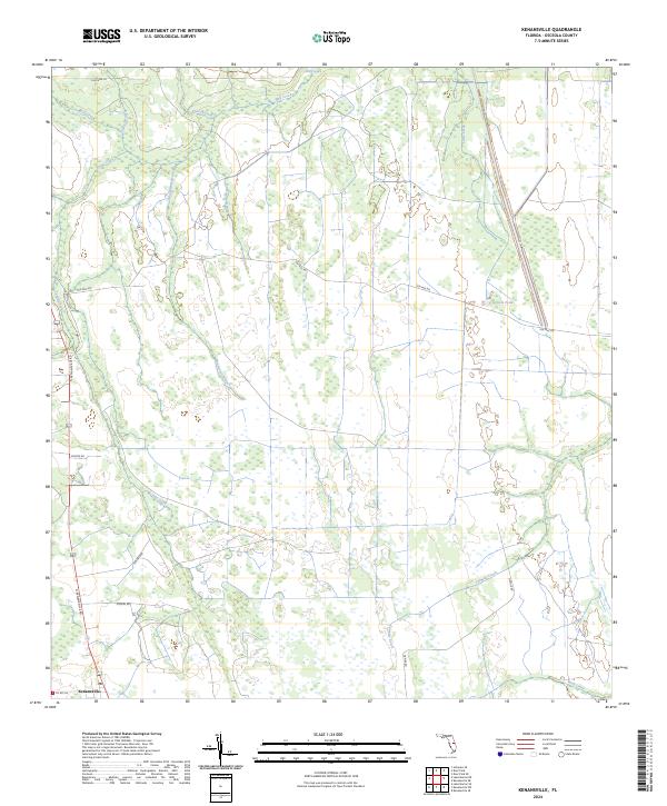 USGS Topographic Map – Kenansville