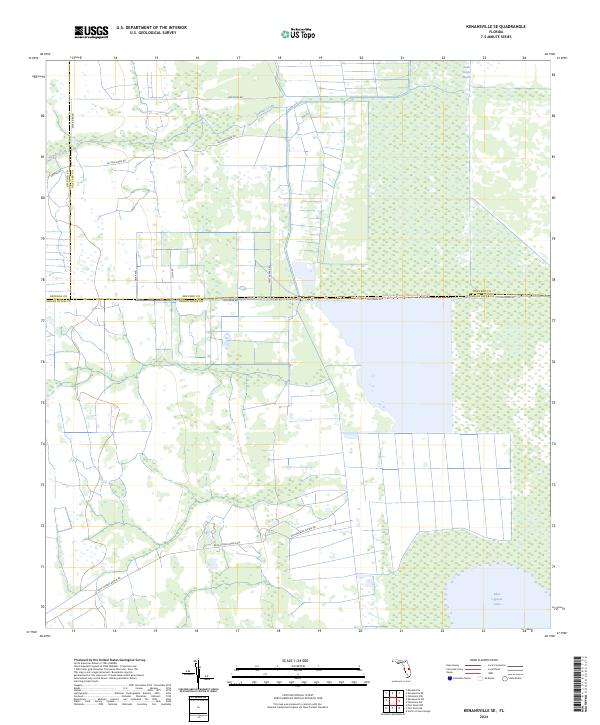 USGS Topographic Map – Kenansville SE