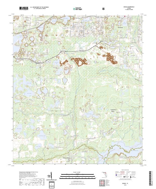 USGS Topographic Map – Keuka