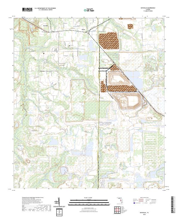 USGS Topographic Map – Keysville