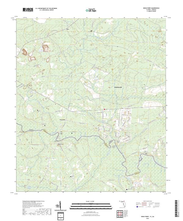 USGS Topographic Map – Kings Ferry