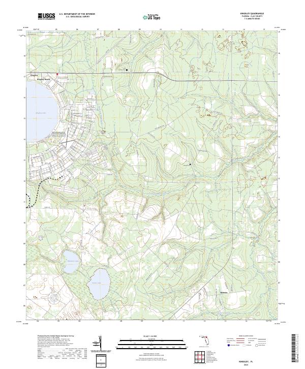 USGS Topographic Map – Kingsley