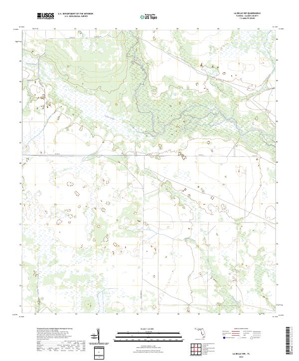 USGS Topographic Map – La Belle NW