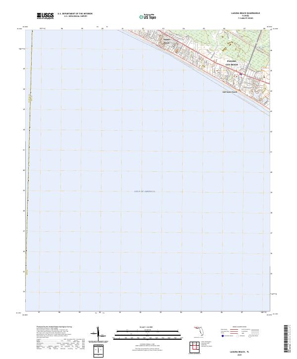 USGS Topographic Map – Laguna Beach