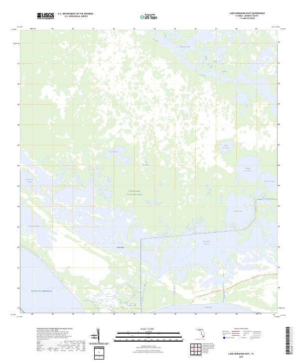 USGS Topographic Map – Lake Ingraham East