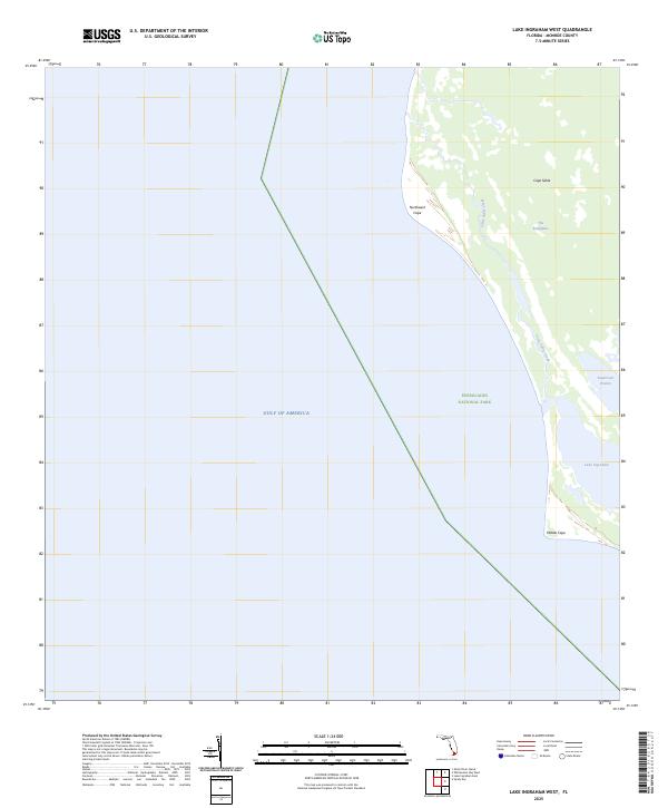 USGS Topographic Map – Lake Ingraham West