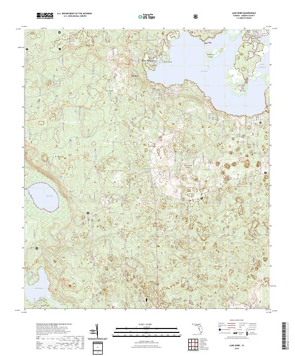 USGS Topographic Map – Lake Kerr