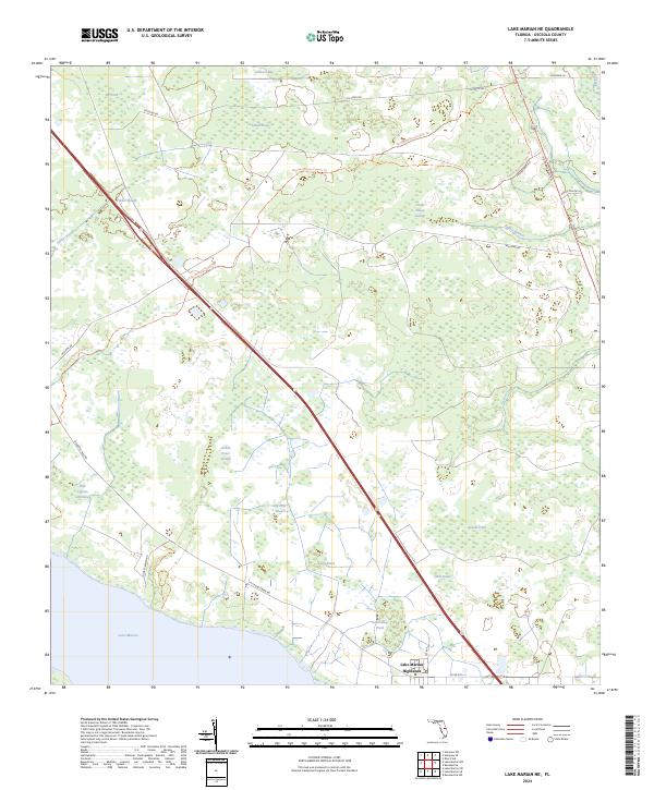 USGS Topographic Map – Lake Marian NE
