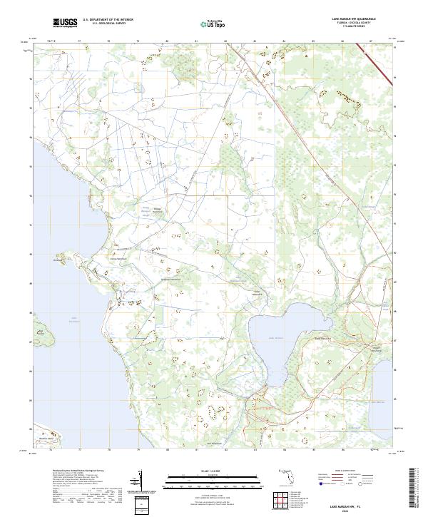 USGS Topographic Map – Lake Marian NW