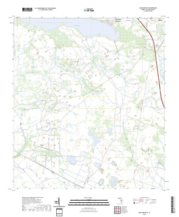 USGS Topographic Map – Lake Marian SE