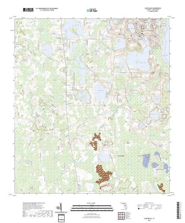 USGS Topographic Map – Lake Nellie