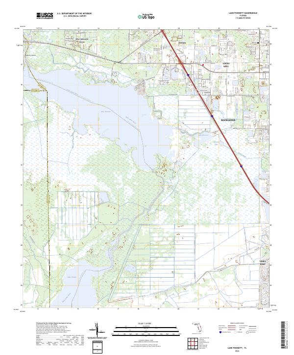 USGS Topographic Map – Lake Poinsett