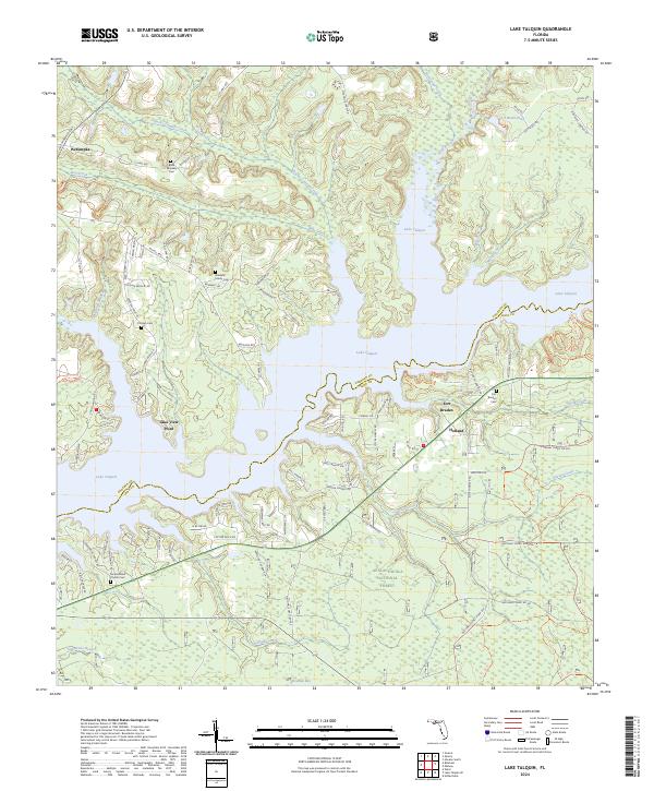 USGS Topographic Map – Lake Talquin