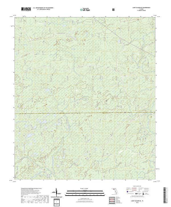 USGS Topographic Map – Lake Talquin SE