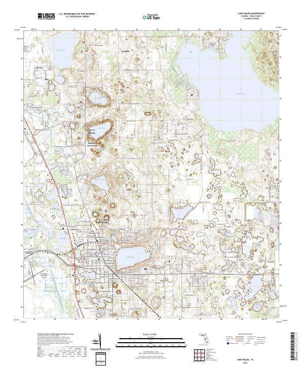 USGS Topographic Map – Lake Wales