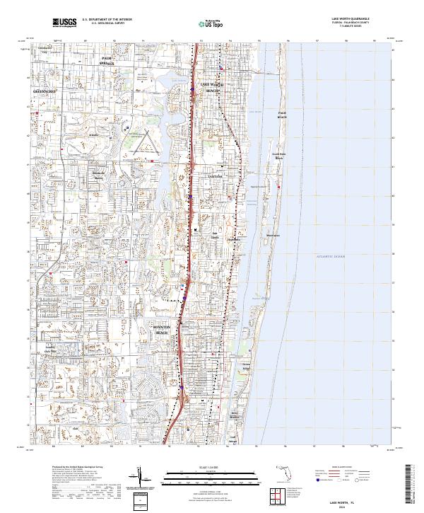 USGS Topographic Map – Lake Worth