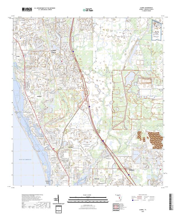 USGS Topographic Map – Laurel