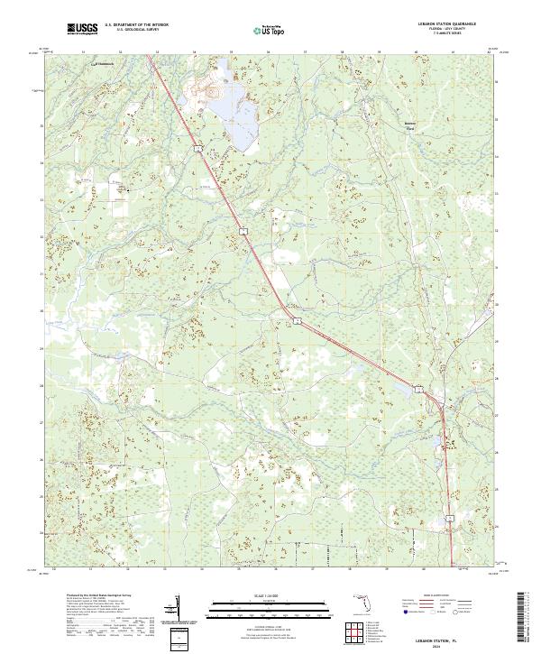 USGS Topographic Map – Lebanon Station