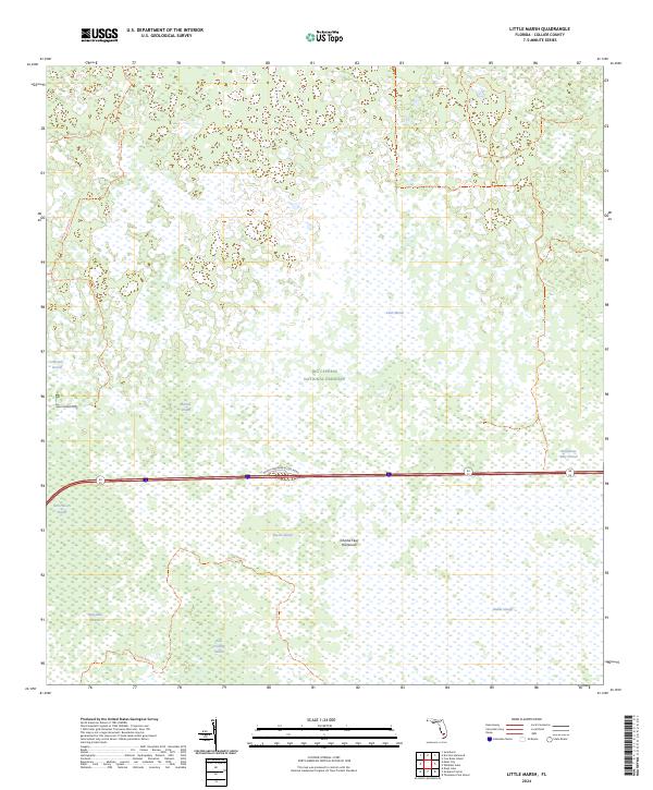 USGS Topographic Map – Little Marsh