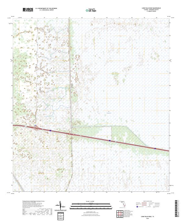 USGS Topographic Map – Lone Palm Head