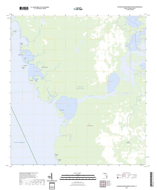 USGS Topographic Map – Lostmans River Ranger Station