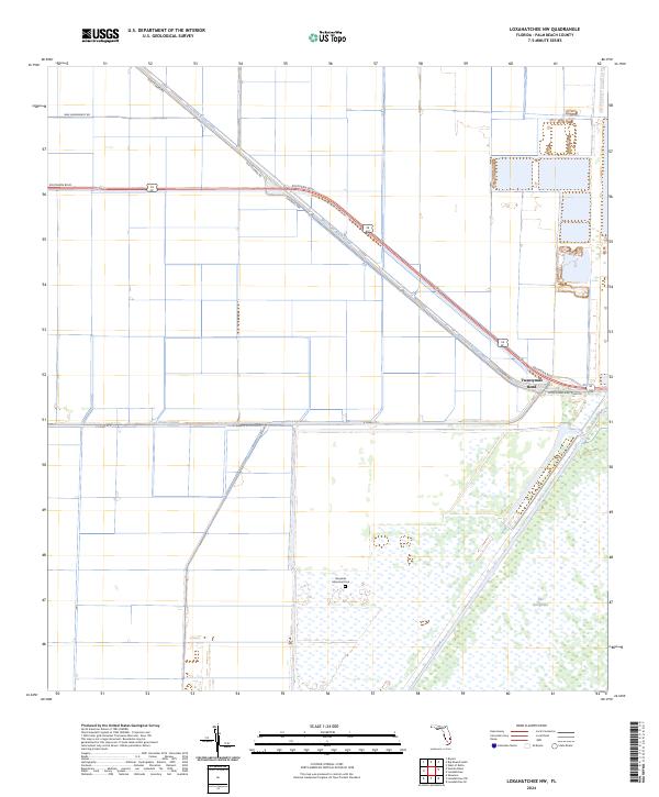USGS Topographic Map – Loxahatchee NW