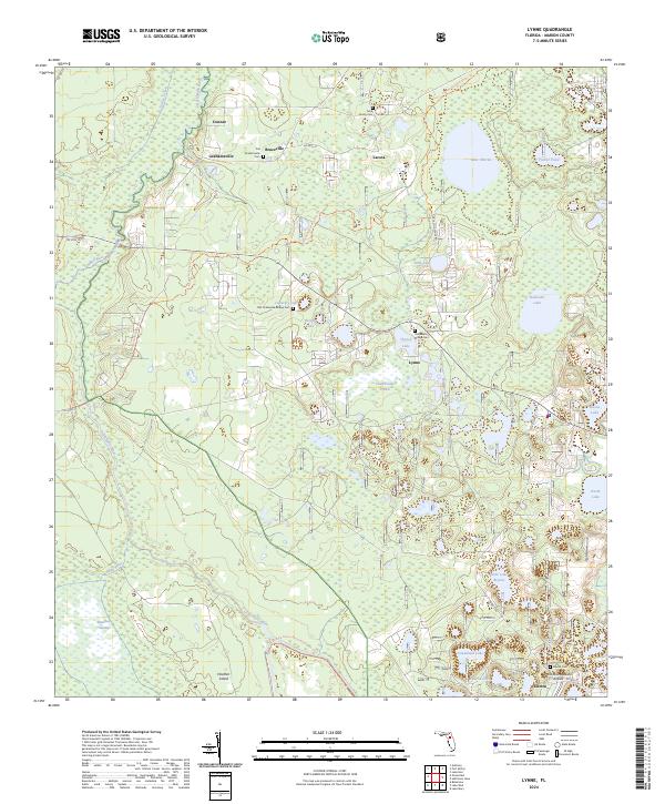 USGS Topographic Map – Lynne