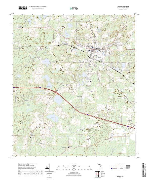 USGS Topographic Map – Madison