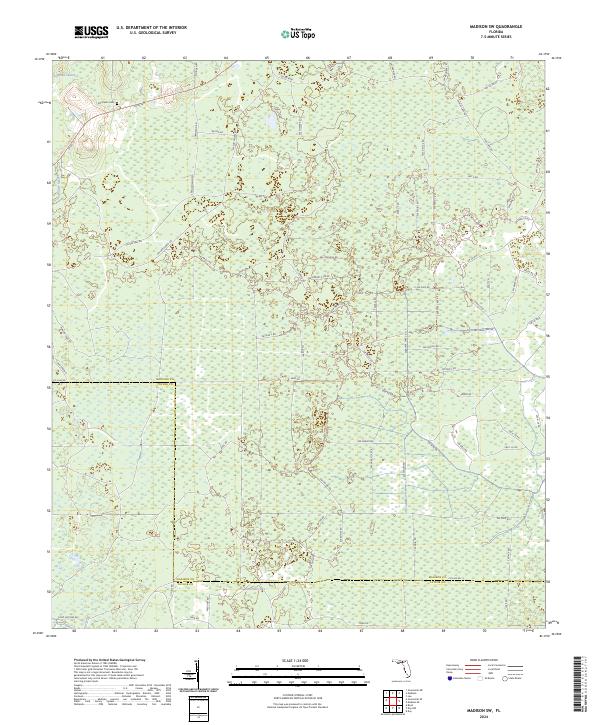 USGS Topographic Map – Madison SW