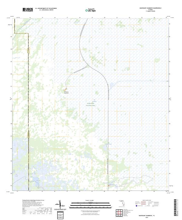 USGS Topographic Map – Mahogany Hammock