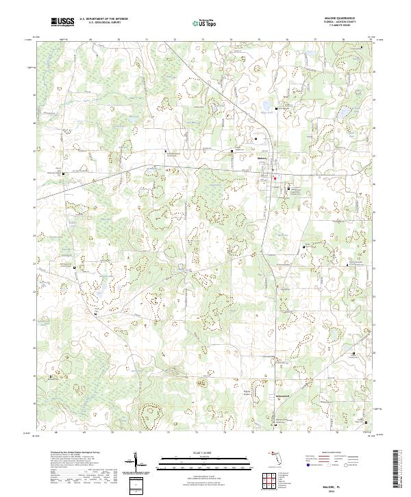 USGS Topographic Map – Malone