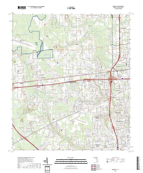 USGS Topographic Map – Marietta