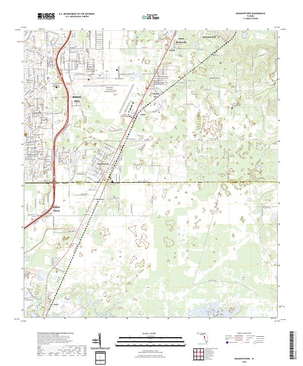 USGS Topographic Map – Masaryktown