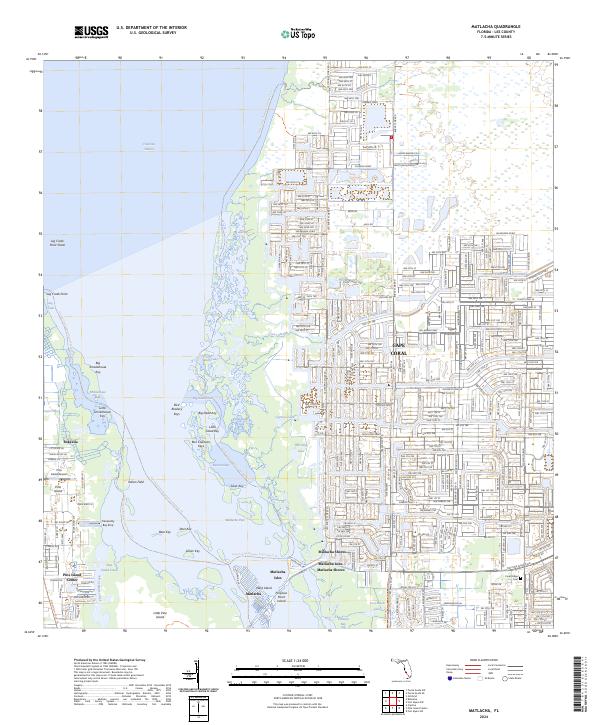 USGS Topographic Map – Matlacha