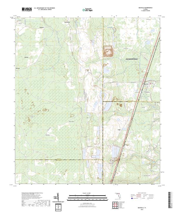 USGS Topographic Map – Maxville