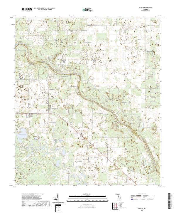 USGS Topographic Map – Mayo SE