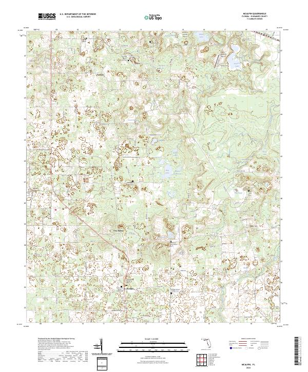 USGS Topographic Map – McAlpin