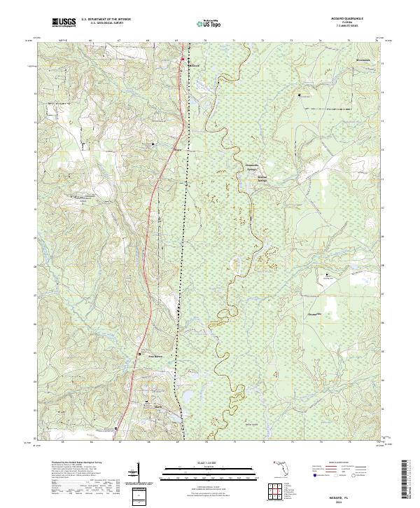 USGS Topographic Map – McDavid