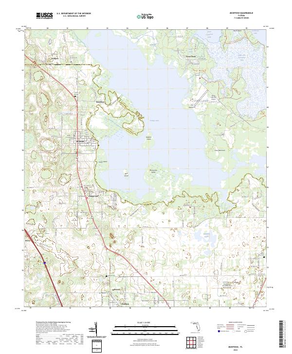USGS Topographic Map – McIntosh