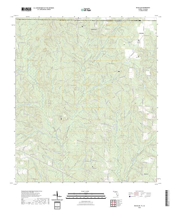 USGS Topographic Map – McLellan