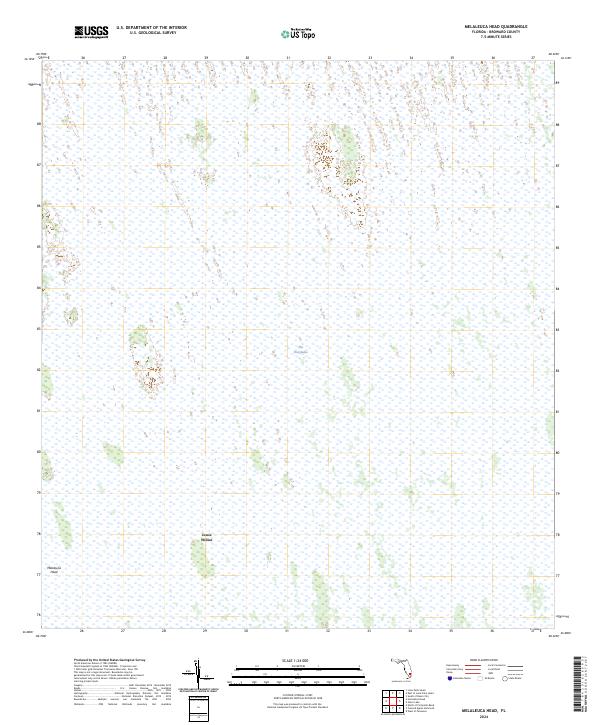 USGS Topographic Map – Melaleuca Head