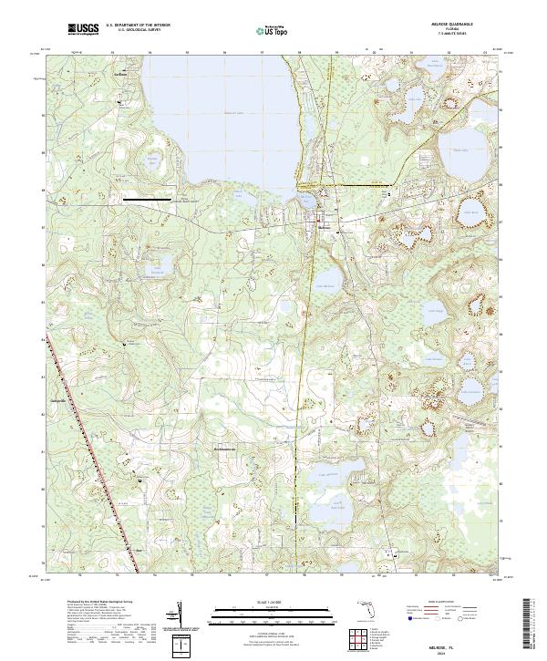 USGS Topographic Map – Melrose