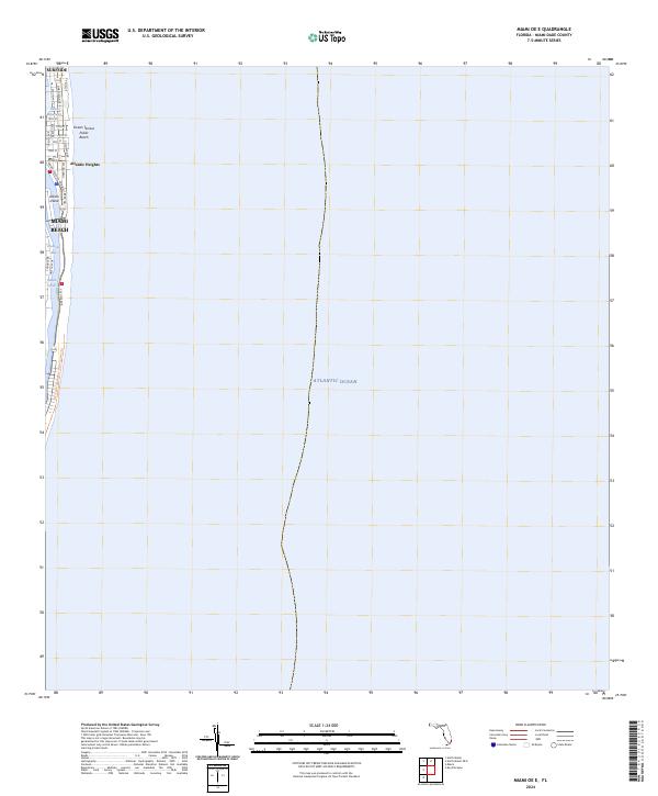 USGS Topographic Map – Miami OE E