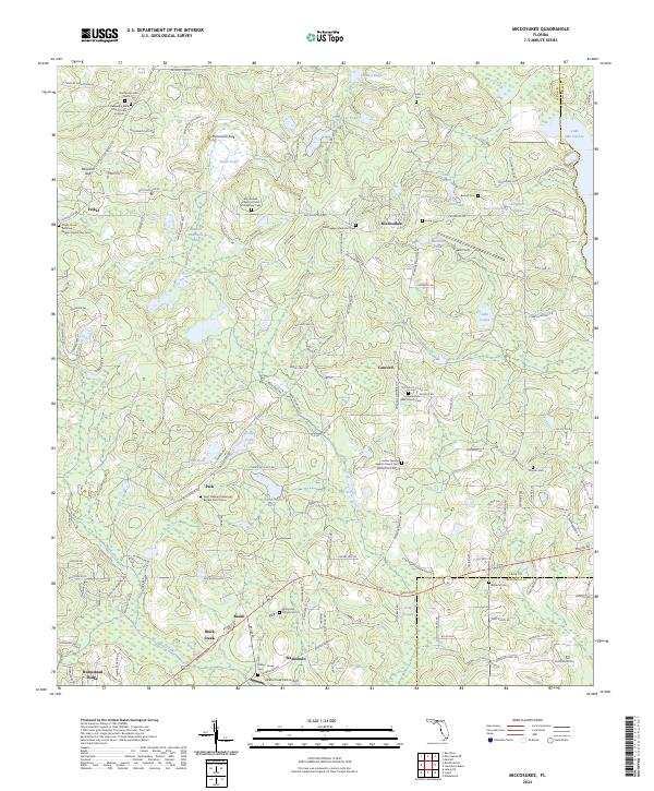USGS Topographic Map – Miccosukee