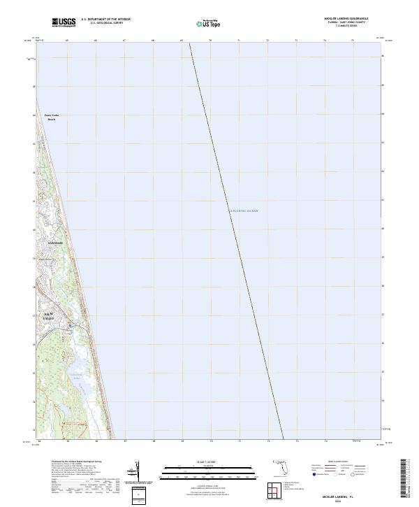 USGS Topographic Map – Mickler Landing